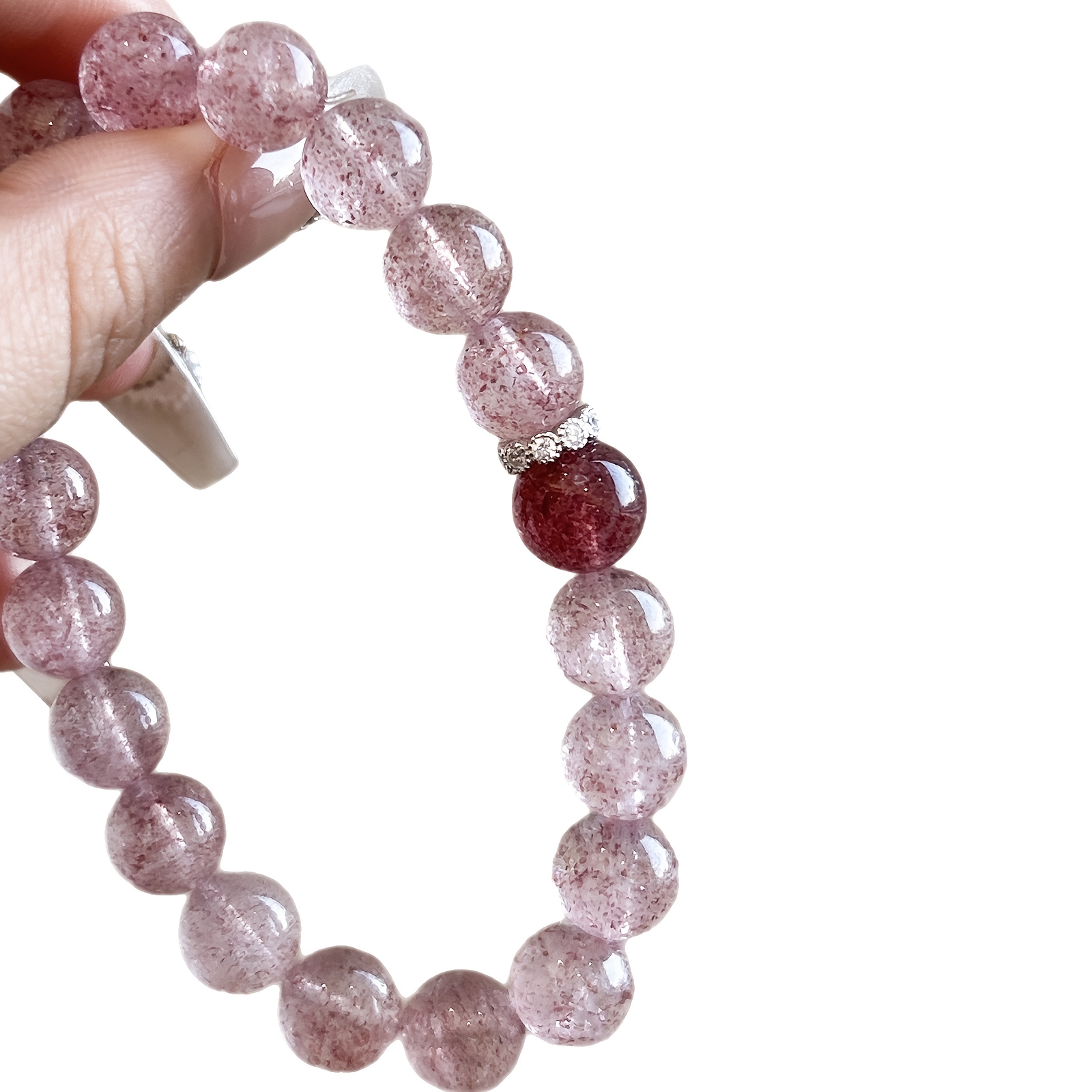 Women's Exquisite Strawberry Artificial Crystal Bracelet, All-Match